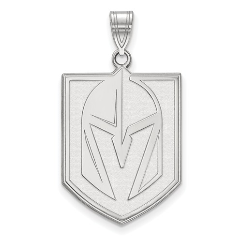 Sterling Silver 1in Vegas Golden Knights Pendant