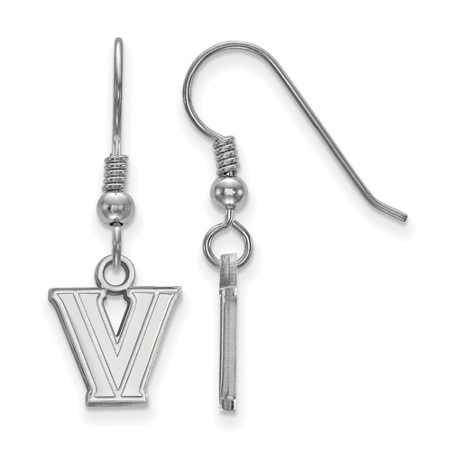 Villanova University Dangle Earrings Sterling Silver