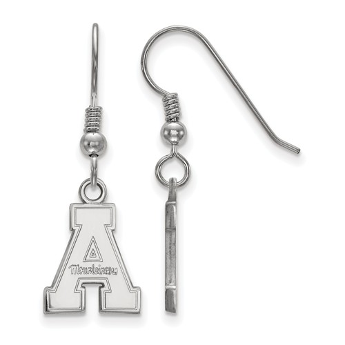 Appalachian State University Dangle Earrings Sterling Silver