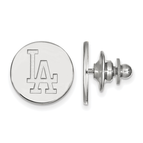 14k White Gold Los Angeles Dodgers Lapel Pin