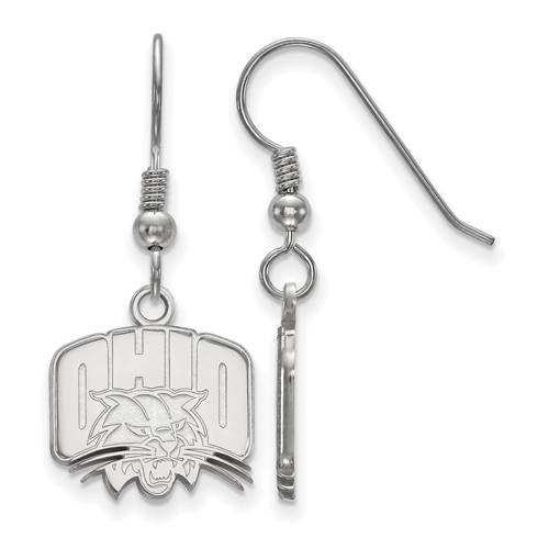 Ohio University Small Dangle Earrings Sterling Silver