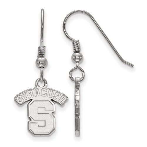 Syracuse University Small Dangle Earrings Sterling Silver