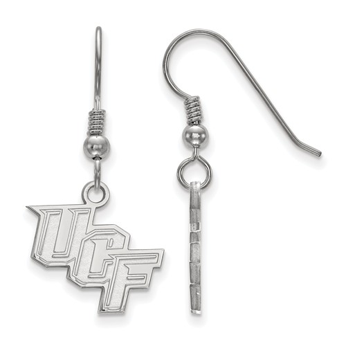 University of Central Florida Small Dangle Earrings Sterling Silver