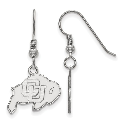 University of Colorado Buffalo Dangle Earrings Sterling Silver