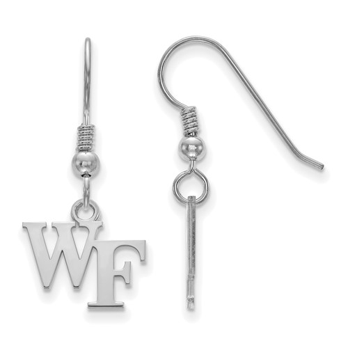 Wake Forest University WF Dangle Earrings Sterling Silver