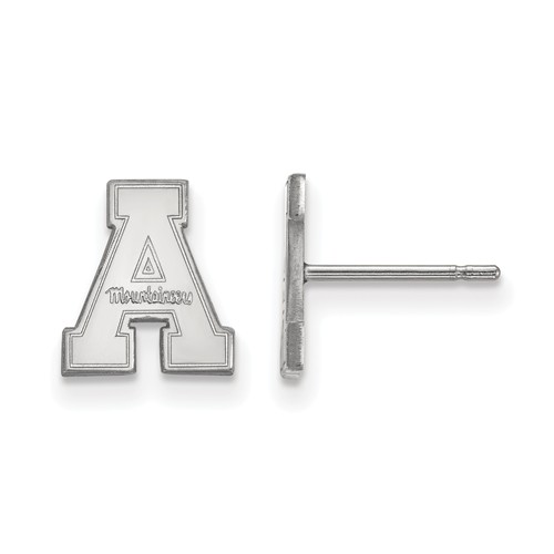 Appalachian State University Extra Small Post Earrings Sterling Silver