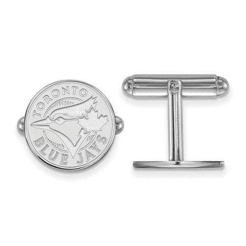 Sterling Silver Toronto Blue Jays Cuff Links