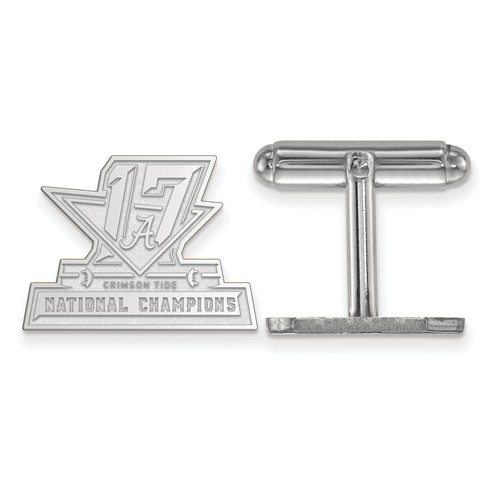 Sterling Silver University of Alabama 2017 CFP Champs Cuff Links