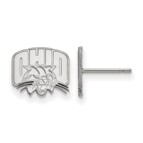 Ohio University Extra Small Post Earrings Sterling Silver