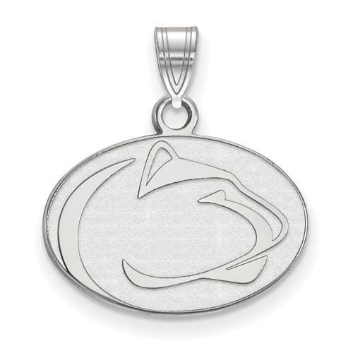 Sterling Silver 1/2in Penn State University Logo Pendant