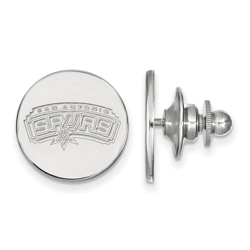 Sterling Silver San Antonio Spurs Lapel Pin SS007SPU Joy Jewelers