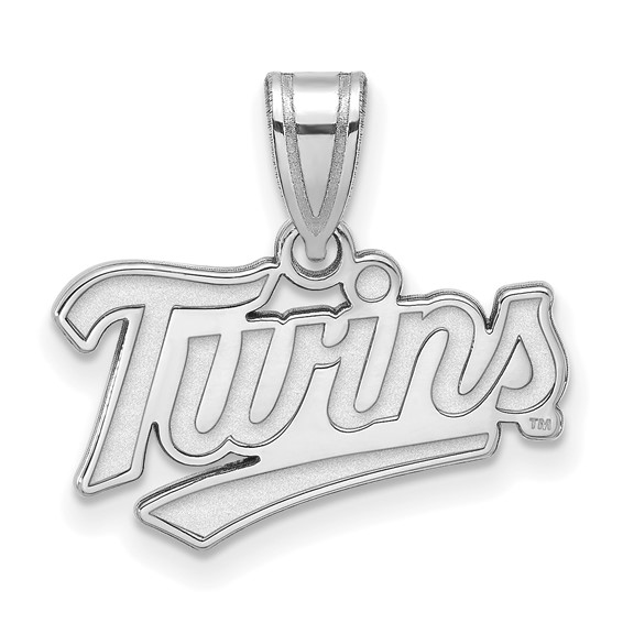 Sterling Silver 5/8in Minnesota Twins TC Pendant