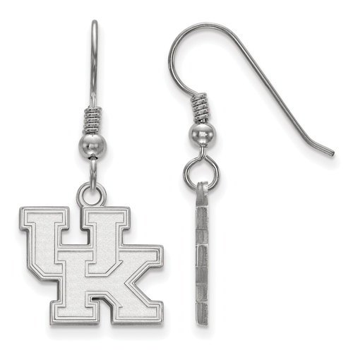 Sterling Silver University of Kentucky Dangle Wire Earrings