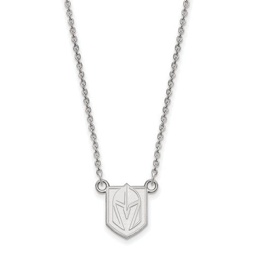 Vegas Golden Knights Logo Pendant on Necklace Sterling Silver