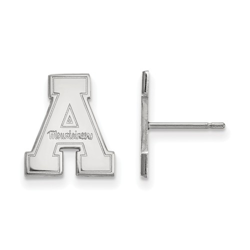 Appalachian State University Small Post Earrings Sterling Silver