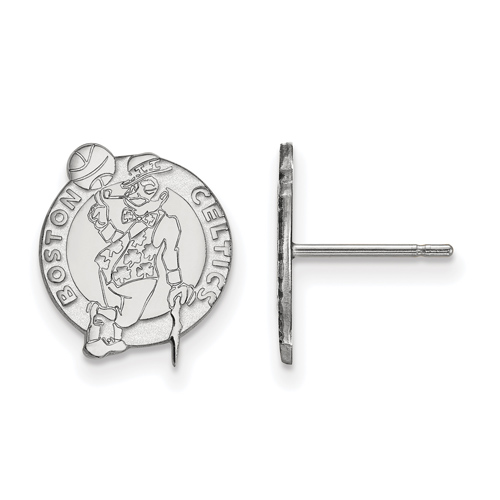 Sterling Silver Boston Celtics Small Post Earrings