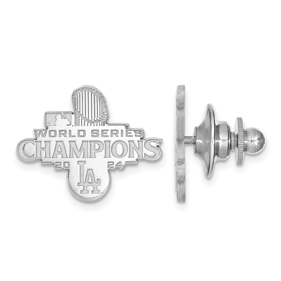 Sterling Silver Los Angeles Dodgers 2024 World Series Champions Tie Tac