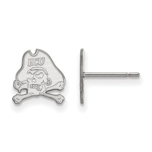 East Carolina University Extra Small Post Earrings Sterling Silver