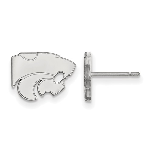 Kansas State University Extra Small Earrings Sterling Silver