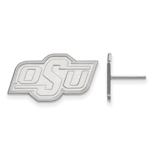 Sterling Silver Oklahoma State University OSU Small Post Earrings