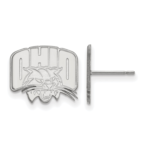 Ohio University Small Post Earrings Sterling Silver