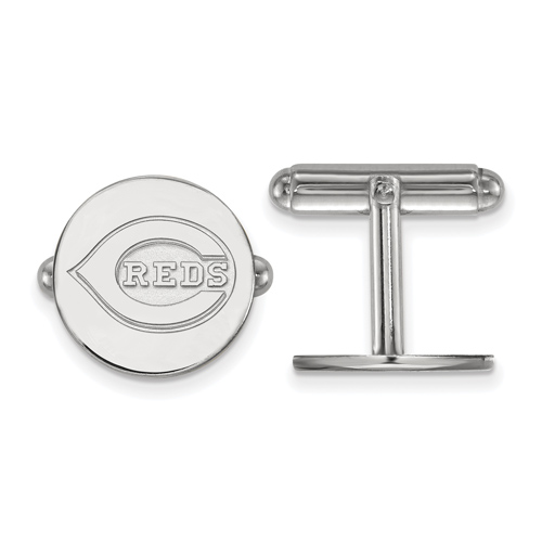 Sterling Silver Cincinnati Reds Cuff Links