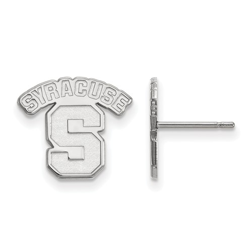 Syracuse University Post Earrings Sterling Silver