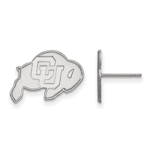 Sterling Silver University of Colorado Ralphie Post Earrings