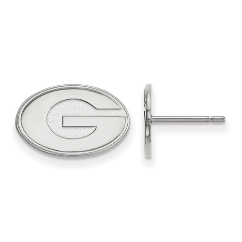 Sterling Silver University of Georgia Extra Small Post Earrings