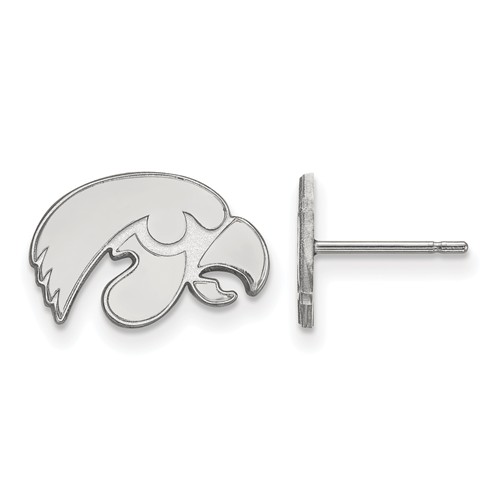 University of Iowa Tiny Earrings Sterling Silver