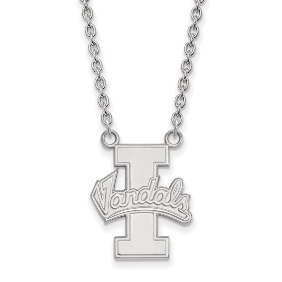 Sterling Silver University of Idaho Vandals Necklace