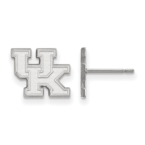 10kt White Gold University of Kentucky Extra Small Post Earrings