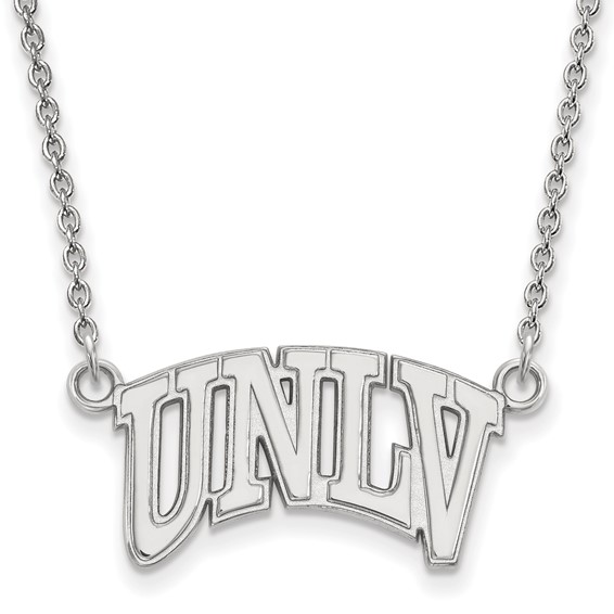 Sterling Silver Petite University of Nevada Las Vegas UNLV Necklace