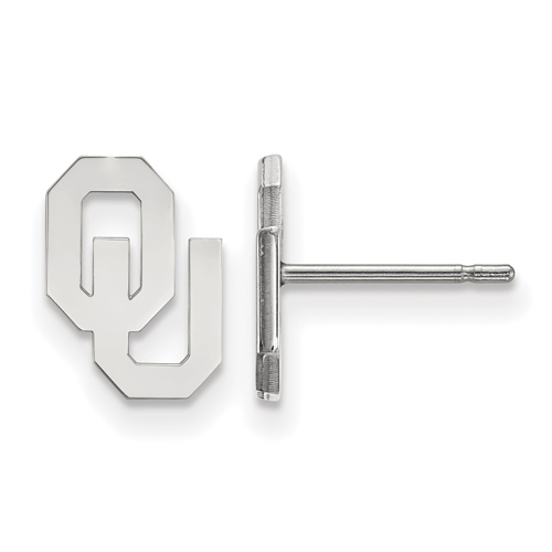 Sterling Silver University of Oklahoma Extra Small Post Earrings
