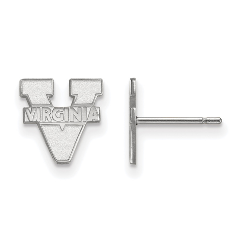 Sterling Silver University of Virginia Extra Small Post Earrings