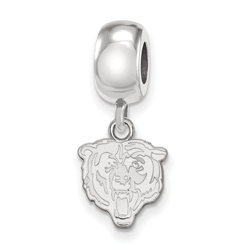 Sterling Silver Chicago Bears Extra Small Dangle Bead