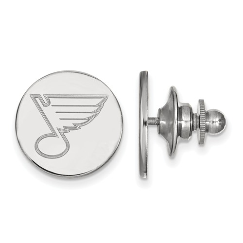 14k White Gold St. Louis Blues Lapel Pin