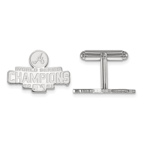 Sterling Silver Atlanta Braves World Series 2021 Cufflinks