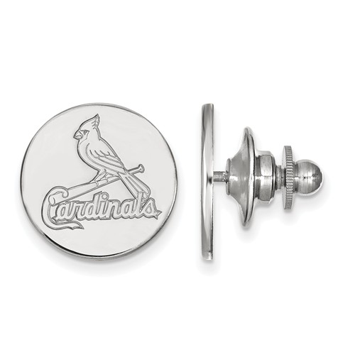 Sterling Silver St. Louis Cardinals Lapel Pin