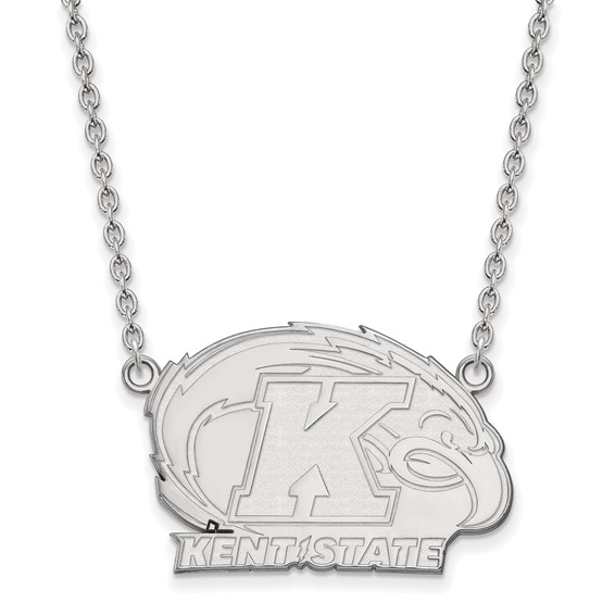 Sterling Silver Kent State University Golden Flashes Necklace
