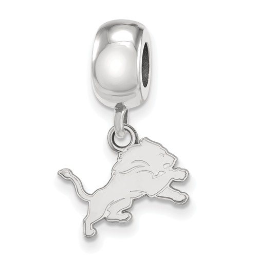 Sterling Silver Detroit Lions Extra Small Dangle Bead