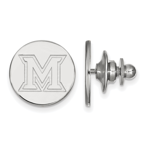 Miami University Lapel Pin Sterling Silver