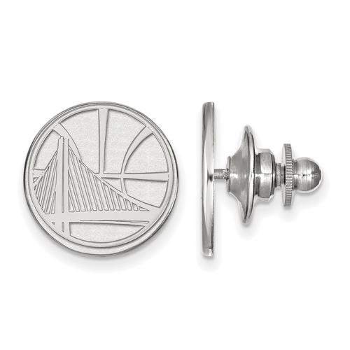 Sterling Silver Golden State Warriors Lapel Pin