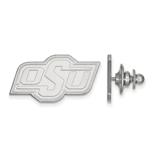 Sterling Silver Oklahoma State University Lapel Pin