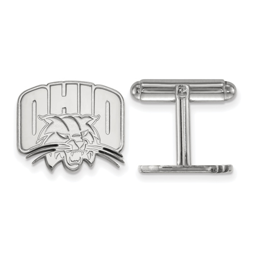 Ohio University Cuff Links Sterling Silver