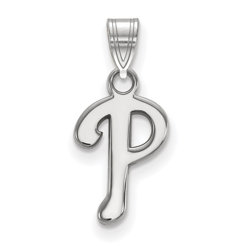 Sterling Silver 1/2in Philadelphia Phillies P Pendant