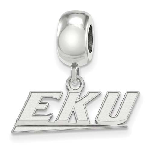 Eastern Kentucky University Extra Small Dangle Bead Sterling Silver