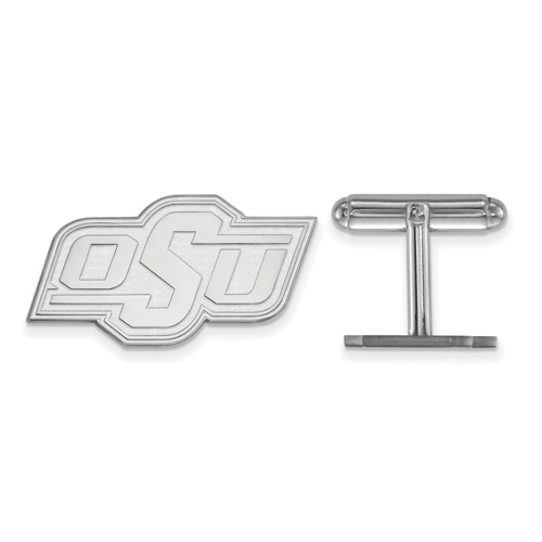 Sterling Silver Oklahoma State University OSU Cuff Links