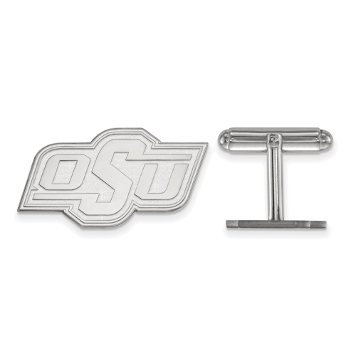 Sterling Silver Oklahoma State University OSU Cuff Links