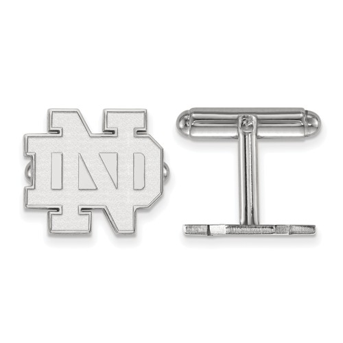 Sterling Silver University of Notre Dame Cuff Links